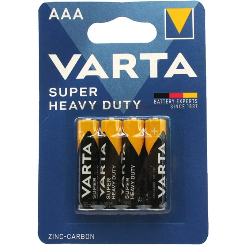 4 piles AAA/LR03 Varta Super Heavy Duty