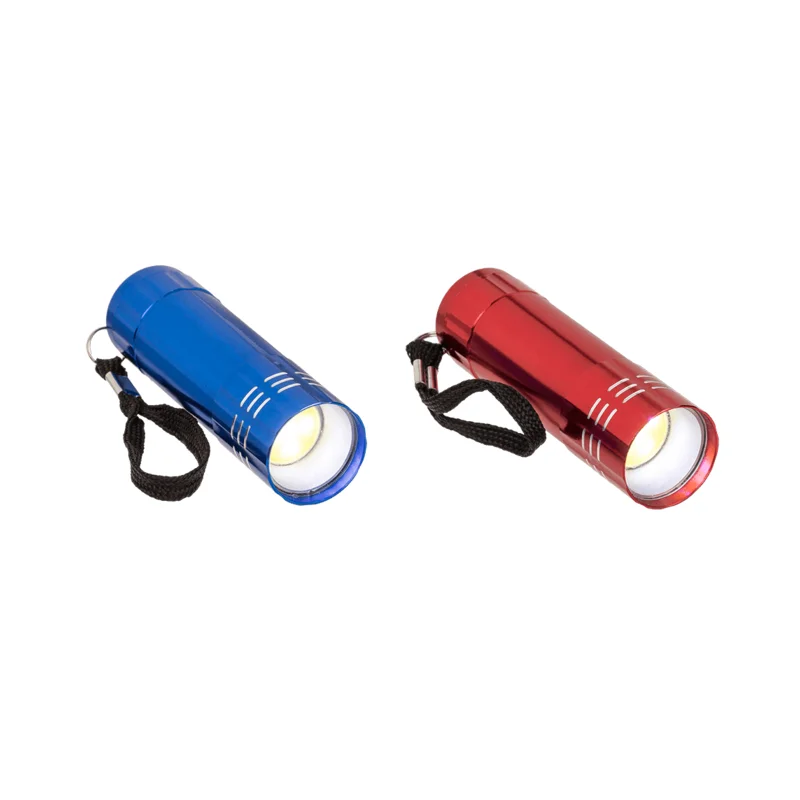 Lampe de poche COB-LED en alu