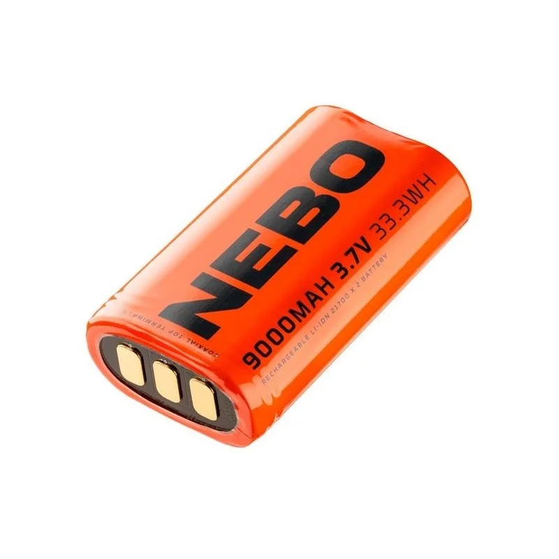 Accu rechargeable Nebo 2x21700 3,7V 9000mAh